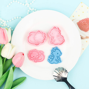Série de Petits Dragons Mignons – <span class=keywords><strong>Emporte</strong></span>-pièces Écologiques 2 Pièces Forme Dessin Animé 3D pour Pâte à Modeler DIY - Product Image 3