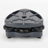 TRT01D Tribrach robotique noir avec plomb optique pour le montage de GPS de base d'adaptateur d'arpentage de niveau