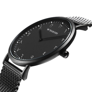 WYGICOO Custom OEM Muslim Montre Arabe Musulmane Arabic Numerals Dial Number Wrist Watches <strong>Wach</strong> - Product Image 2