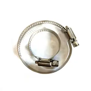 Hot Sales High Quality DIN 3017 Stainless Steel Heavy Duty American Type Worm Gear Drive Pipe Clip Hose Clamp