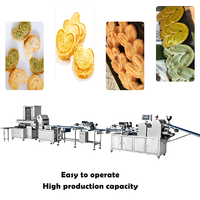 Bakenati Nouvelle Machine à Biscuits Papillon Entièrement Automatique, Ligne de Production de Pâtisseries et Palmiers à Haut Rendement pour Boulangerie Industrielle