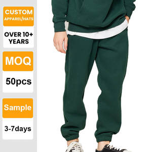 Pantalones Deportivos Personalizados con Logotipo Bordado, 350G, Color Sólido, Forro Polar, Unisex, Casuales - Product Image 1