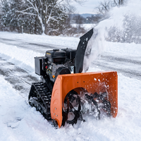 Souffleuse à neige télécommandée, machine de déneigement avec réglage de hauteur à distance pour terrain de sport
