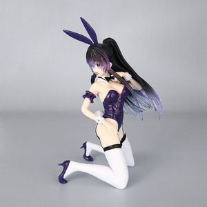Nuova statuetta anime giapponese in PVC da collezione, modello coniglietta viola da 13 cm, decorazione da scrivania, idea regalo, molto richiesta. - Product Image 3