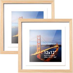 Marcos de Fotos de MDF de 4x6, 5x7, 8x10, 11x14 y 12x16 Pulgadas, Diseño Clásico de Madera para Montaje en Pared y Exhibición de Sobremesa - Product Image 1