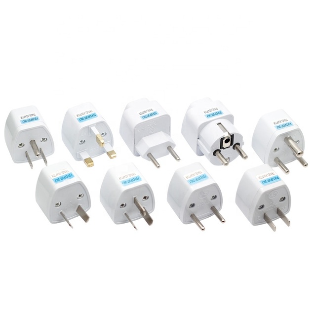 Worldwide Universal International Converters Travel Adaptor Wall AC Power Plug Adapter for USA EU UK AUS CHILE Italy