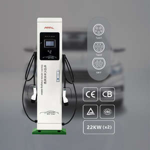 AMPPAL 7KW 14KW 22KW 44KW 바닥 설치형 전기차 급속 충전소 (4G WiFi 옵션 포함) - Product Image 6