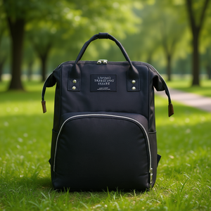 Sac à dos pour couches Myrva en polyester, grande capacité, plusieurs poches, pour mamans, sorties au parc - Product Image 2