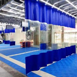 Cortina <span class=keywords><strong>de</strong></span> <span class=keywords><strong>PVC</strong></span> para Taller <span class=keywords><strong>de</strong></span> Lavado <span class=keywords><strong>de</strong></span> Autos, Impermeable, Antivaho, Cortina <span class=keywords><strong>de</strong></span> Puerta Industrial <span class=keywords><strong>de</strong></span> Plástico - Product Image 1