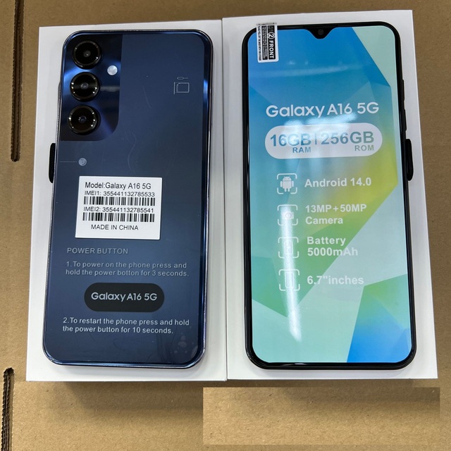 Hot Sell Galax A16 5g 256g+16gb 6.7inch Cross-border Foreign Trade Android Smartphone