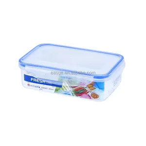 Rõ ràng thực phẩm lưu trữ container thực phẩm tươi sống lưu trữ container BPA-free bé ăn trưa hộp lưu trữ hộp khóa