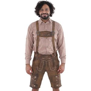 Boutique Lederhosen : Tenue traditionnelle bavaroise pour homme, 100% cuir, motif uni, tenue d'Oktoberfest, fabriquée en Allemagne - Product Image 4