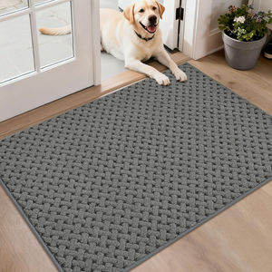 Tapis d'entrée lavables antidérapants, résistants aux taches, aspect tissé, absorbants, pour portes avant et arrière - Product Image 1
