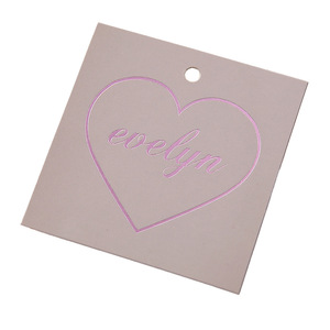 Étiquettes personnalisées Splendor, laminées mat, impression recto-verso, accessoires de mode - Product Image 1