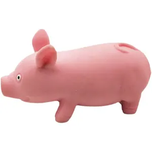 Jouets cochon en Silicone pour enfants, doux et mignon, de couleur rose, mobiles à serrer, décompression, jouet à ventilation