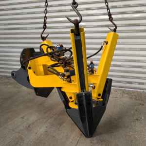 Grappin à arbres multifonctionnel diesel, broyeur de bois, pince à racines robuste pour le défrichement et la manutention des débris - Product Image 3