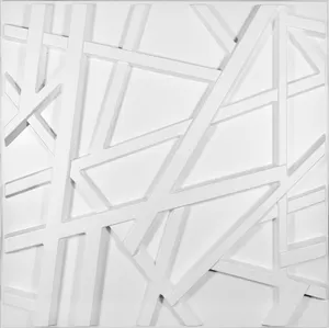 Beyaz siyah sanat 3d beyaz elmas tasarım PVC duvar paneli de karşılaştırıldı 3D dokular duvar panosu duvar kağıdı