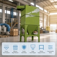 Colector de Polvo Industrial de Alta Eficiencia con Certificación ISO CE, Tipo Pulse Jet, 120 Bolsas, para Plantas de Cemento