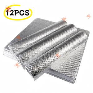12 Uds <span class=keywords><strong>película</strong></span> de aluminio a prueba de humedad aislamiento abeja <span class=keywords><strong>colmena</strong></span> protección <span class=keywords><strong>colmena</strong></span> <span class=keywords><strong>película</strong></span> antideslumbrante, manta portátil para Camping Picnic Mat - Product Image 1