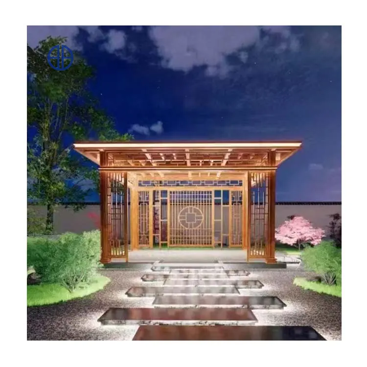 Cina Pergola in alluminio personalizzata paesaggio giardino esterno Gazebo Pergola