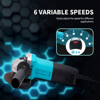 Meuleuse d'angle sans fil professionnelle personnalisable de qualité industrielle 100 mm 220 V pour le conditionnement de surface par pagaie – Ensemble d'outils de ponçage