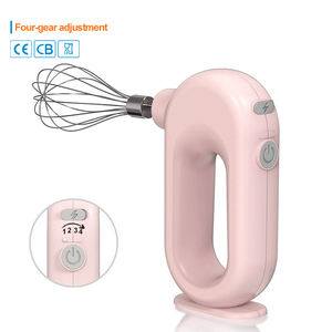 Batteur électrique Outil de pâtisserie à domicile Mini batteur à <span class=keywords><strong>main</strong></span> Nouveau mélangeur à pâte pour gâteaux Rose Meilleurs mélangeurs de 2024 - Product Image 4