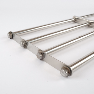Entrepôt 304S Portes de sécurité roulantes automatiques en acier inoxydable <span class=keywords><strong>Porte</strong></span> à obturateur coulissant ouvert Sécurité extérieure de la façade de magasin - Product Image 5