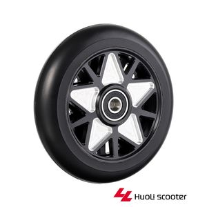 <span class=keywords><strong>Trottinette</strong></span> tout-terrain extrême 3D forgée <span class=keywords><strong>Freestyle</strong></span> 110 mm avec plateau large, système SCS, OEM ODM, deux roues, roues de stunt - Product Image 4