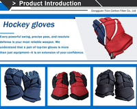 GDYIFENG OEM Équipement d'entraînement au hockey sur glace en nylon pour l'intérieur, gants confortables pour enfants et adultes