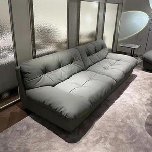 फ्रेंच क्लाउड सोफा बैक्सटर इतालवी लाइट लक्जरी छोटे अपार्टमेंट रहने वाले कमरे के नीचे सुपर नरम आलसी नordic कपड़े सोफे - Product Image 5