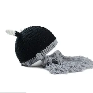 <span class=keywords><strong>Gorro</strong></span> <span class=keywords><strong>de</strong></span> <span class=keywords><strong>Lana</strong></span> Vikingo <span class=keywords><strong>con</strong></span> <span class=keywords><strong>Barba</strong></span>, <span class=keywords><strong>Gorro</strong></span> <span class=keywords><strong>de</strong></span> Invierno Cálido <span class=keywords><strong>con</strong></span> Cuernos <span class=keywords><strong>de</strong></span> Diablo, <span class=keywords><strong>Gorro</strong></span> Tejido - Product Image 4
