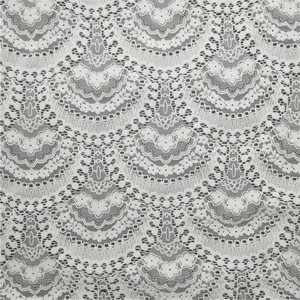 สต็อกของผ้าลูกไม้ที่มีตาข่ายและเย็บปักถักร้อยสำหรับการใช้งานทางเคมีลูกไม้ - Product Image 4