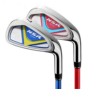 3-12 Yeas पुराने बच्चों सही हाथ ग्रेफाइट शाफ्ट स्टेनलेस स्टील रॉड सिर बच्चों के गोल्फ 7 # लोहा क्लबों - Product Image 1