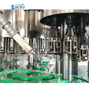 Glass automatic beer filling machine capping machine / beer filling machine small