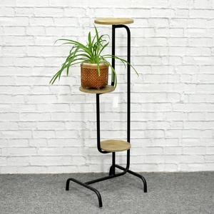 Luckywind 3 niveaux <span class=keywords><strong>universel</strong></span> extérieur jardin métal fleur présentoir étagère décor à la maison <span class=keywords><strong>support</strong></span> pour plante Pot <span class=keywords><strong>support</strong></span> sol utilisation - Product Image 3