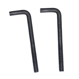 สลักยึดแบบ L สำหรับฐานคอนกรีต เกรด 8.8 10.9 <span class=keywords><strong>ขนาด</strong></span> M8x55 มม. ชุบกัลวาไนซ์สีดำ สแตนเลส M10 M12 M16 <span class=keywords><strong>M20</strong></span> - Product Image 3