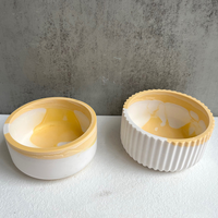 Silikonform 3D-Harz-Epoxid-Gießform für Vase, Beton-Blumentopf, Zement-Seifenform, handgemachtes DIY-Bastelmaterial, antihaftbeschichtet, wiederverwendbar, Gipsform