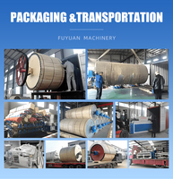 Ligne de production de recyclage des déchets de 3 à 5 tonnes par jour, machine à fabriquer des rouleaux de papier toilette à petite échelle, rouleaux de papier toilette jumbo