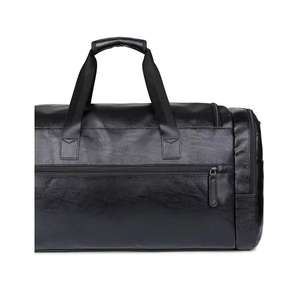 Bolsa de Lona de Cuero Genuino para Hombre y Mujer, Bolsa para Ropa, la Mejor Bolsa de Viaje de Cuero Auténtico, Proveedores Indios para Unisex - Product Image 3