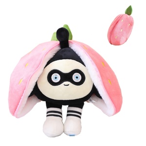 Réversible Fraise Carotte Lapin En Peluche Jouet En Peluche Creative Sac En Fruit Transformer Bébé Câlin Lapin Peluche Poupée Pour Enfants - Product Image 4