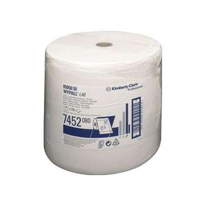 WYPALL Toallita L40 7452 L315xW310 aprox. Mm blanco 1 capa - Product Image 1