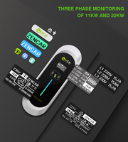 Chargeur portable Zencar Evse 32A 7kW pour voiture électrique, connecteur GB/T avec câble de charge EV TPU de 5 m, réglage du délai