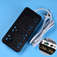 Langlebige 6-Wege 3 USB Typ C 3M Hochleistungs-USB-Steckdosenleiste Mit CE ROHS