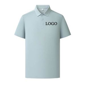 เสื้อโปโลแขนสั้นแบบลำลอง น้ำหนัก 180 กรัม ป้องกันแบคทีเรีย สำหรับทุกเพศ พิมพ์โลโก้ตามสั่ง ปรับแต่งโลโก้ได้ เสื้อโปโลชาย - Product Image 1