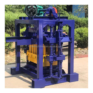 Máy làm gạch bê tông nhỏ QT4-<span class=keywords><strong>40</strong></span> giá rẻ, máy làm gạch rỗng điện, máy làm gạch bê tông, máy móc thủ công toàn cầu - Product Image 1