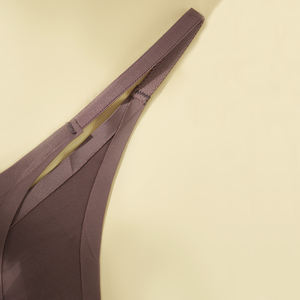 レディース アイスシルク 女性用ショーツ 下着 フィットネス スポーツ シームレス コットン セクシー ランジェリー Tバック Gストリング シームレスソング - Product Image 4