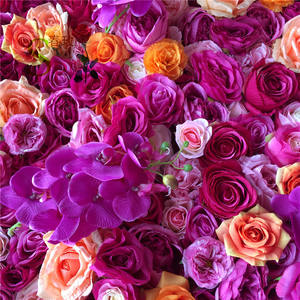 SPR 1.2*2.4M(4 * 8ft)/pc décoration de mariage toile de fond soie fleur artificielle mur - Product Image 5