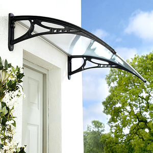 Kim loại cửa vườn Nguồn cung cấp Polycarbonate tán PC rắn tấm cửa sổ tán cửa mái hiên ngoài trời - Product Image 5