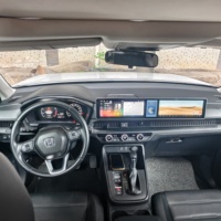 Unit Stereo Mobil Multimedia Player Radio Mobil dengan Navigasi GPS, Android Auto, dan CarPlay Nirkabel Tiga Layar untuk Honda CRV 2013-2026