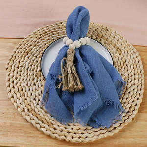 Elegant White Cotton Linen Cloth Napkins Reusable Classic Style <b>Table</b> Linens for Weddings and Boutiques Durable Feature - Product Image 3